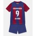 Cheap Barcelona Robert Lewandowski #9 Home Football Kit Children 2023-24 Short Sleeve (+ pants)